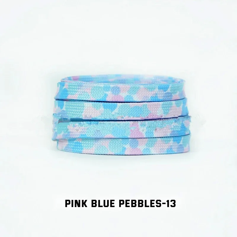 Vibrant Dazzling Blue Gradient Tie-Dye Shoelaces