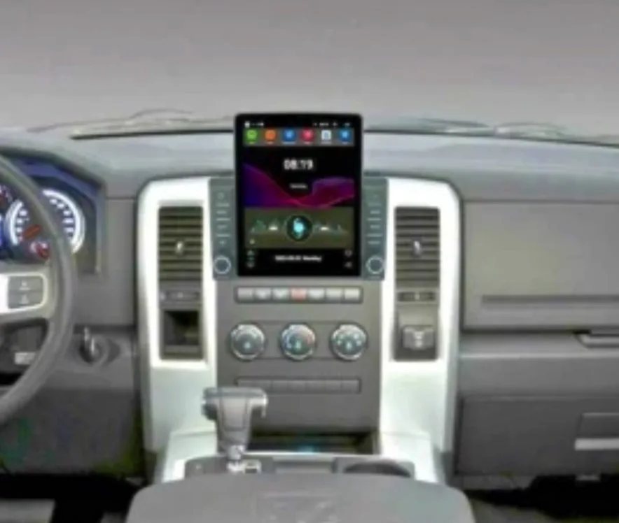 Autoradio Audio Video A/V Player Head Unit Con Gps Carplay Tape Recorder Cassette Per Dodge Ram 1500 2500 Trucks 2008-2012