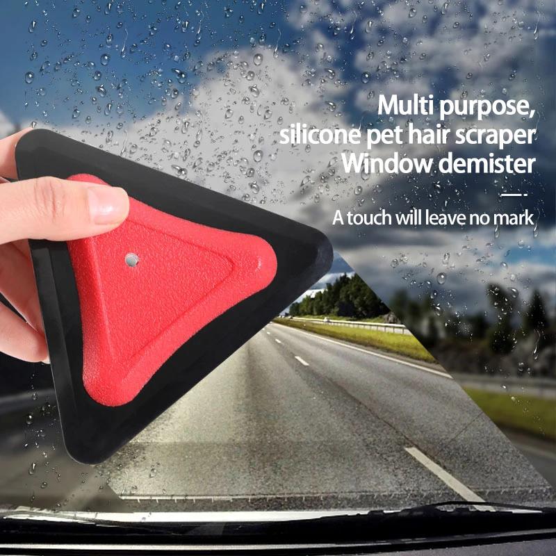 

Pet Hair Remover Brush For Animals Dogs Cats Scrapers Cleaning Tools Car Window Glass Defog Remove Household Cleaning Tools