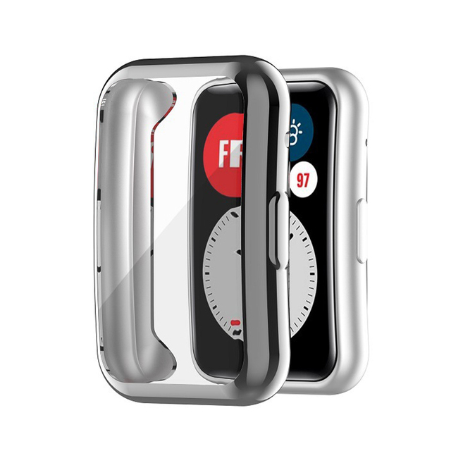 Case+Strap for Huawei Watch Fit watch Accessories Bumper All-Around Screen Protector Case Cover With Wristband Bracelet