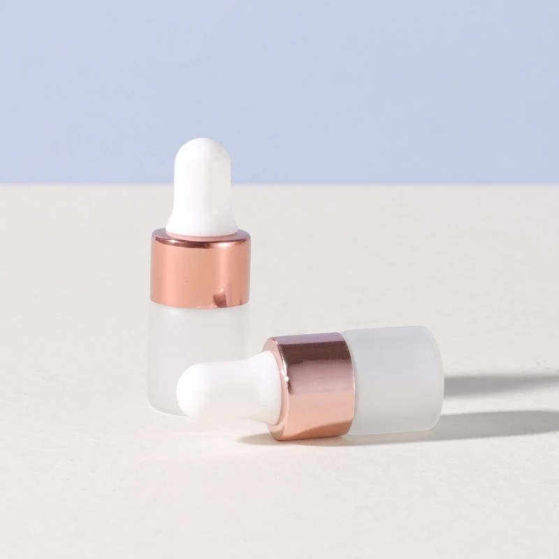 반투명 유리 스포이드 병, 빈 에센셜 오일 병, 피펫 향수 병, 항아리 바이알, 5 개, 1ml, 2ml, 3ml, 5ml