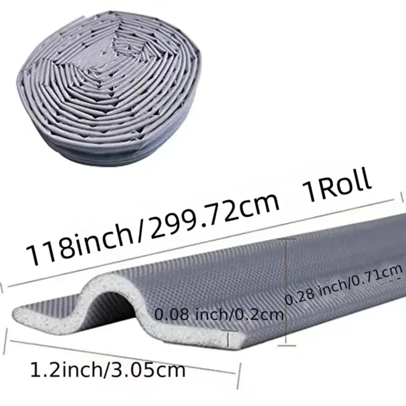 Waterproof Self-Adhesive Door and Window Seal Strip - Dustproof Noise and Insect Barrier