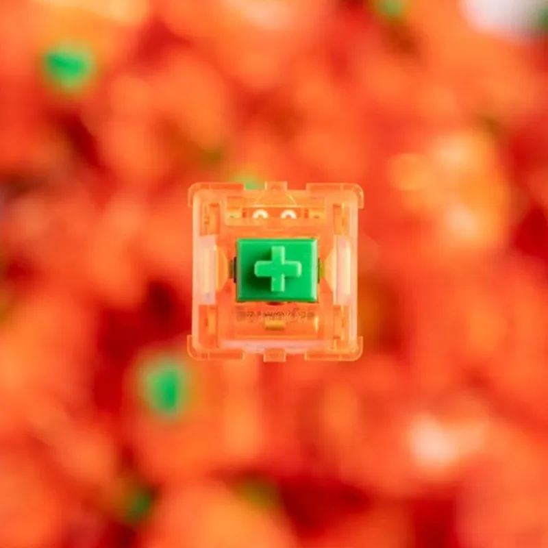

EQUALZ Tangerine V2 5 Pin Switches for Mechanical Keyboard 62g 67g Translucent Linear Axis Customize DIY Free Shipping
