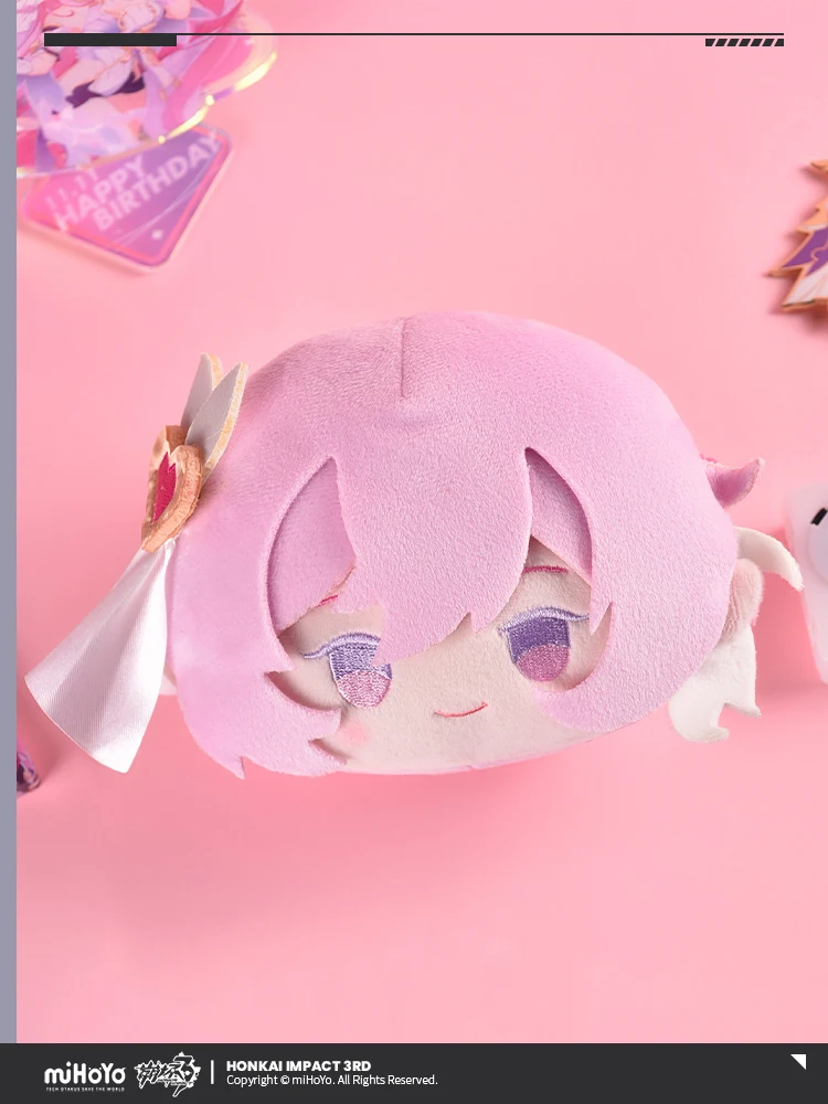 

MiHoYo Official Honkai Impact 3 Elysia Plush Keychain Coin Purse Pendant Vocal Doll Herrscher Of Sentience Theresa Cartoon Gifts