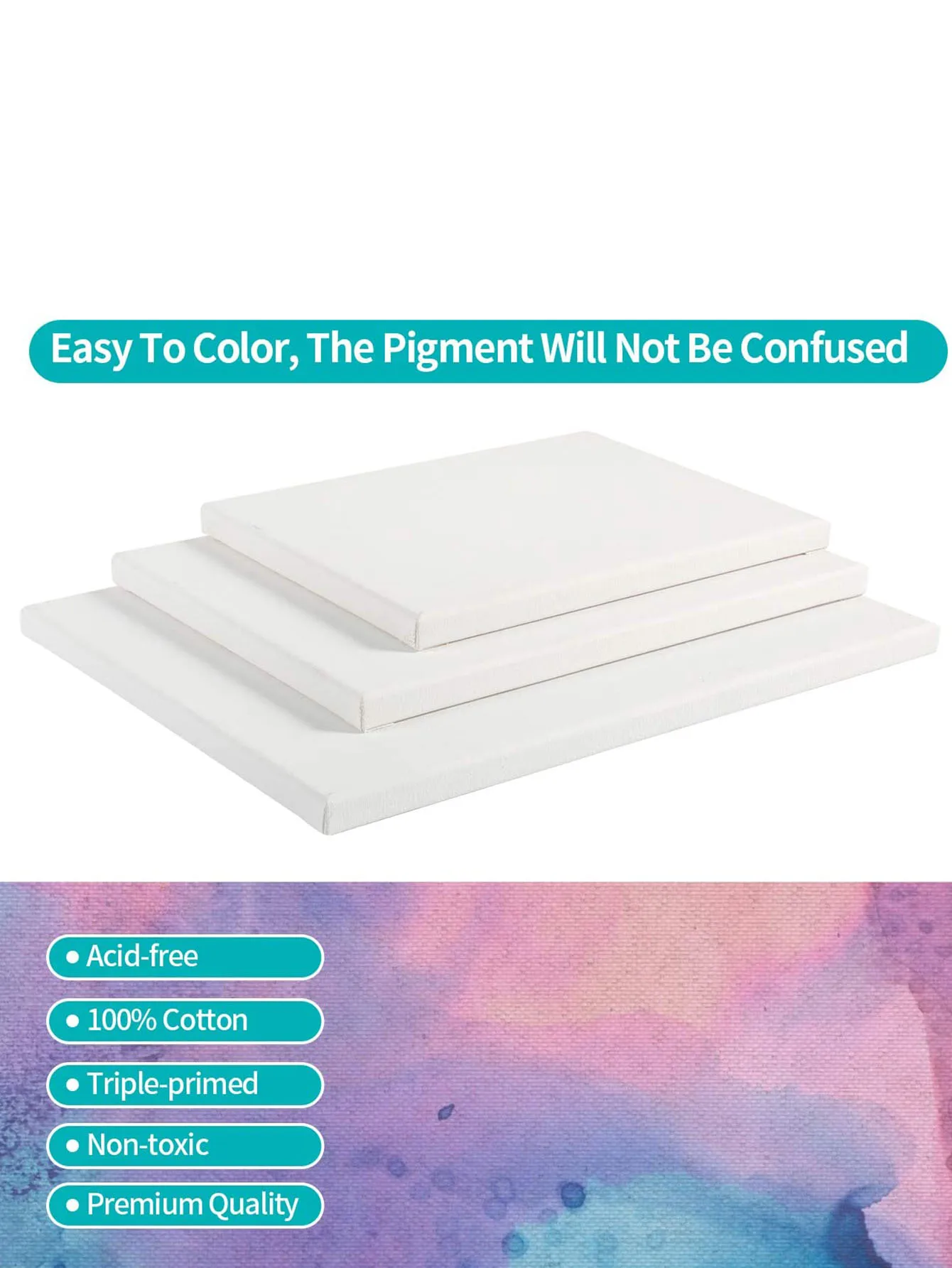 3Pcs 100% pure cotton canvas 2