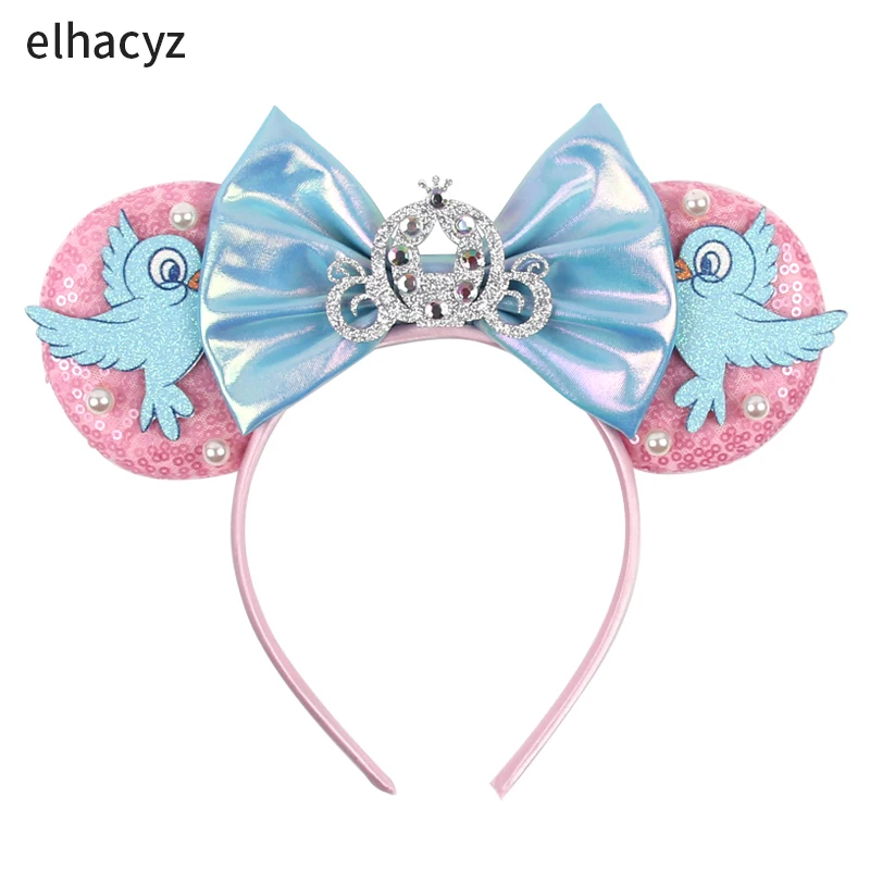 2024 New Trendy Glitter Mouse Ears Headband Sequin 5