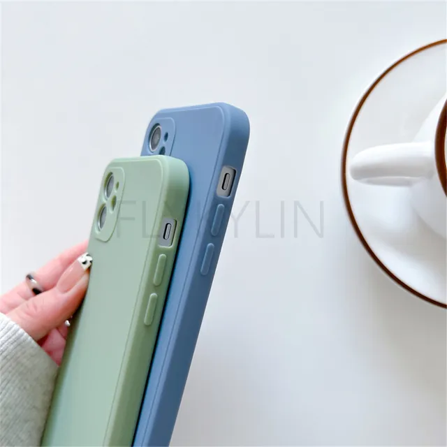 Funda cuadrada de silicona para Xiaomi Mi, funda con correa de cordón para Xiaomi Mi 12 12X 11T POCO X4 Pro Redmi 10A 10C - Image 5