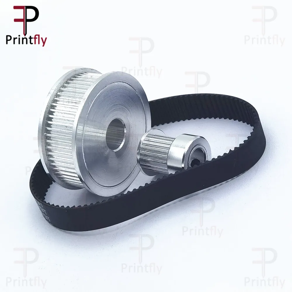 Largura da Correia mm 10 mm para Acessórios da Impressora 3d Polia da Correia Dentada de Printfly Gt2 60 Dentes 20 Dentes mm mm de Redução 3:1 1:3 - Imagem 2