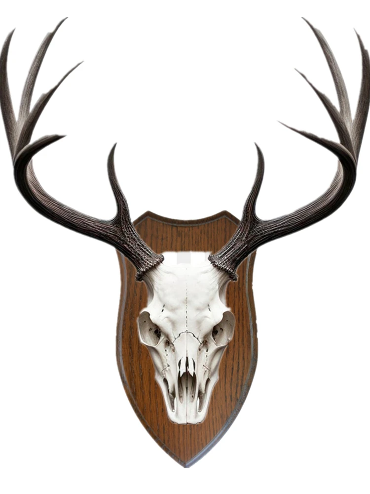 Deer Trophy Shield Roe Solid Oak Trophy Plate Buck Wooden Shields for Deer Trophies Plaque 3