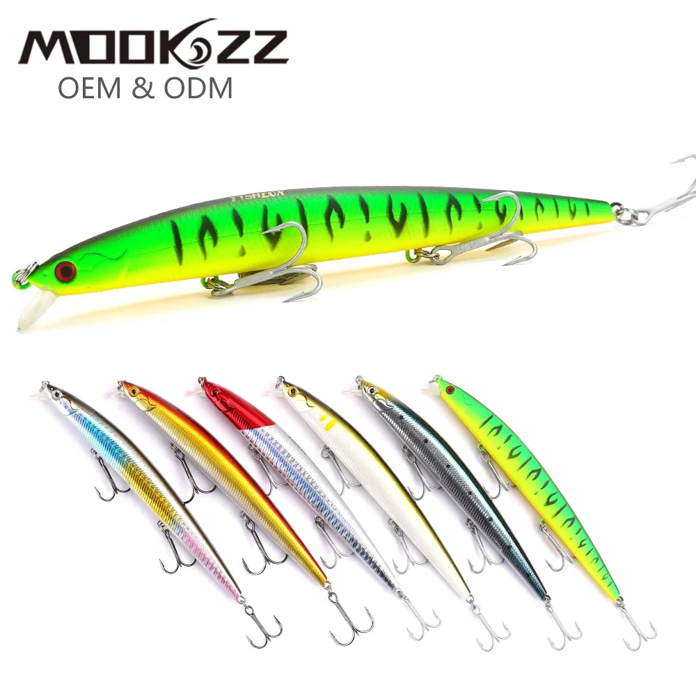 

140mm 23g MOOKZZ Top Hard Fishing Lures Minnow quality Baits Wobblers Good Action professional Fishing Tackles Artificial
