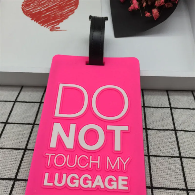 Travel Accessories Creative Baggage Boarding Tags Luggage Tag Animal Cartoon Silica Gel Suitcase ID Addres Holder Portable Label luggage tag