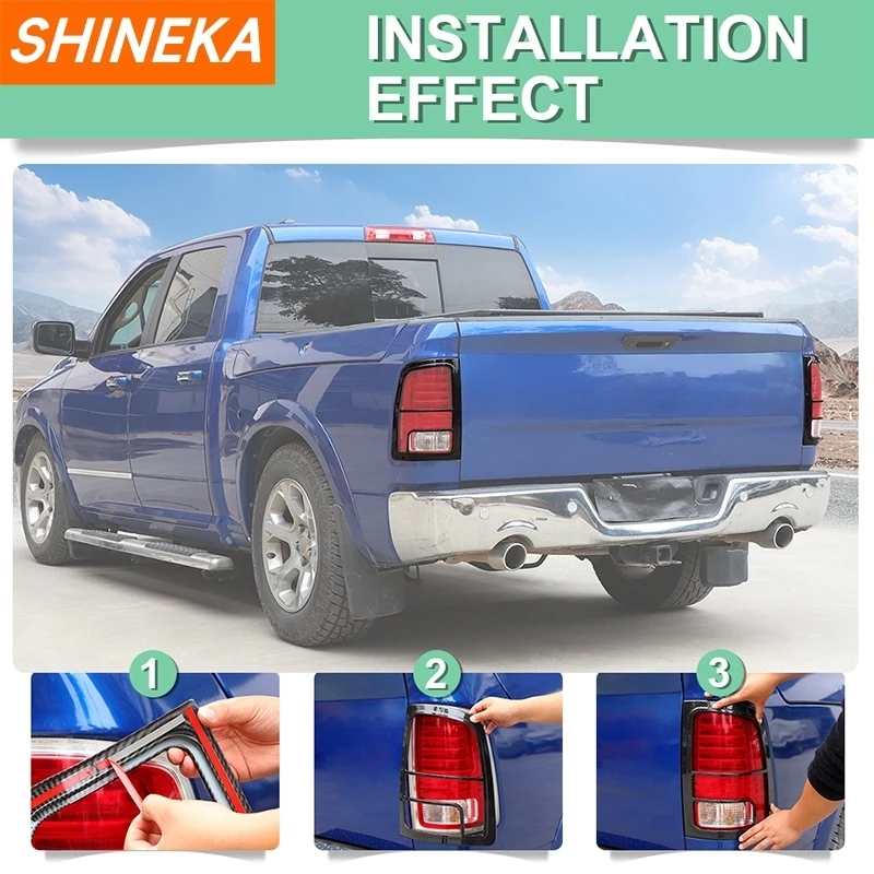 Guarnizione Adesiva Per Terza Luce Stop Per Dodge Ram 1500/2500/3500 (2009-2018), Nera, In Schiuma Impermeabile
