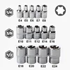 4/5/14PCS Female E Star Torx Socket Set E4-E24 E-Torx External Hex Socket Insert Nut 2