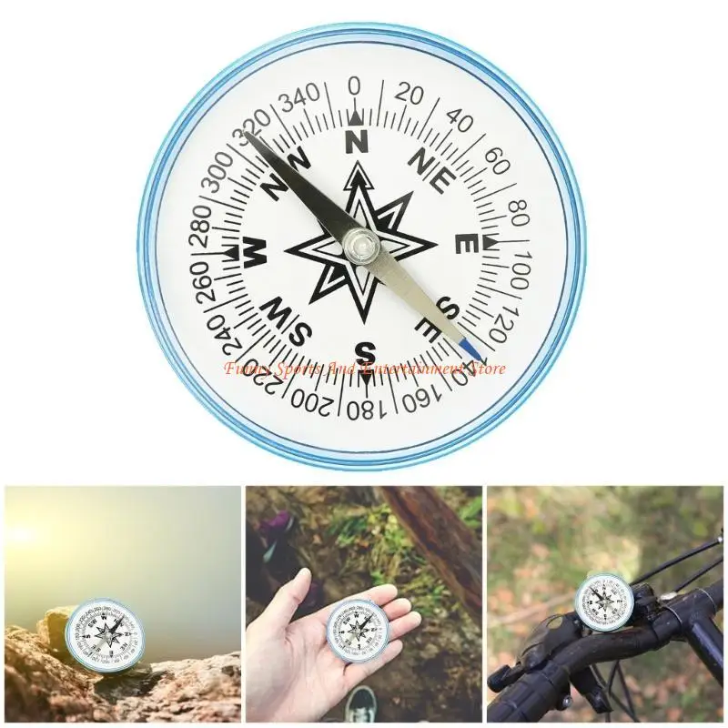 C4DE 100 mm große, genaue Kompasse für Wandern, Outdoor, Camping, Autofahren, Bootfahren, Überleben, runde Kompasse – Detail 9