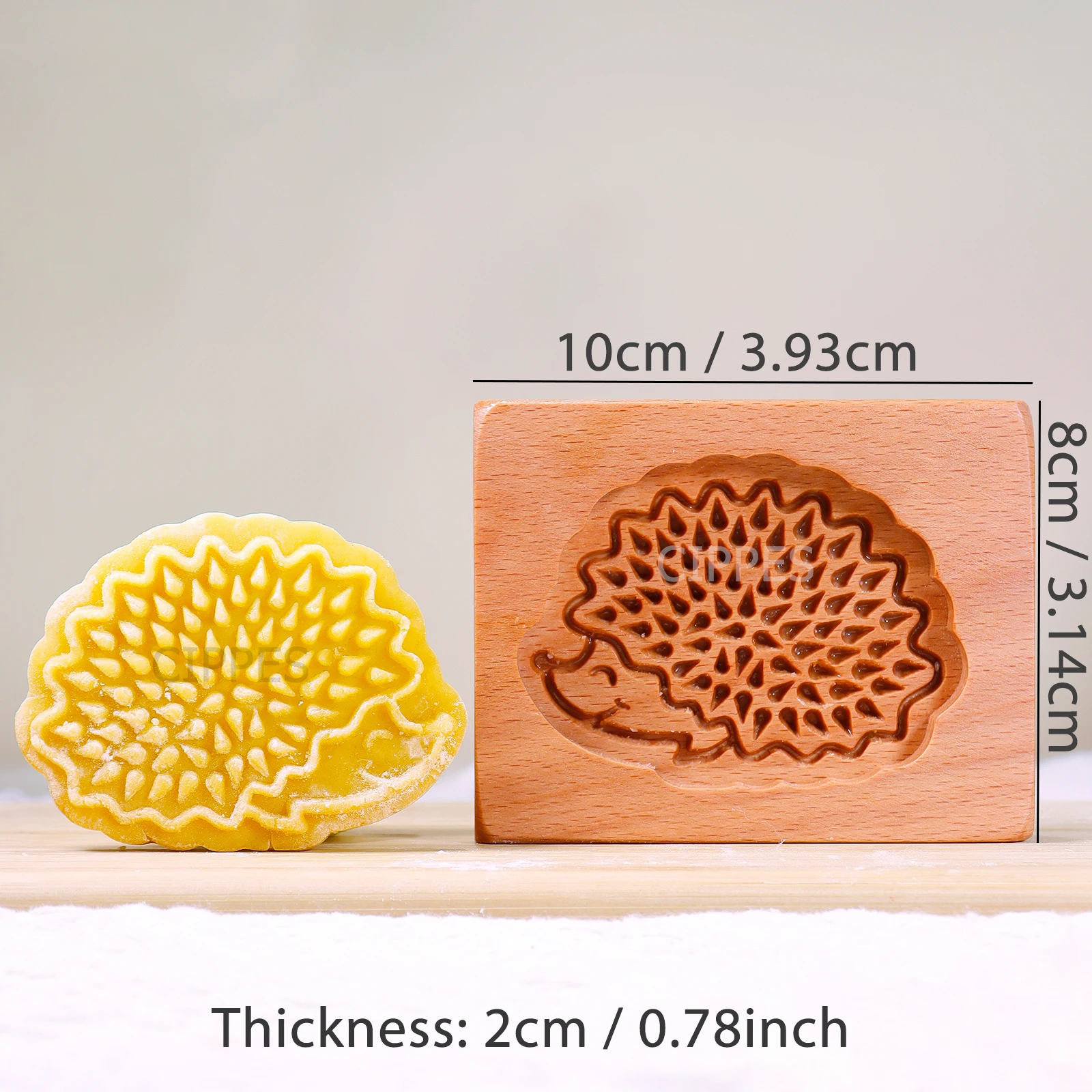 Moules à Biscuits En Bois En Forme D'écureuil 3D - Moule De Cuisson Pour Gaufrage - Outil De Décoration Pour Halloween Pochy