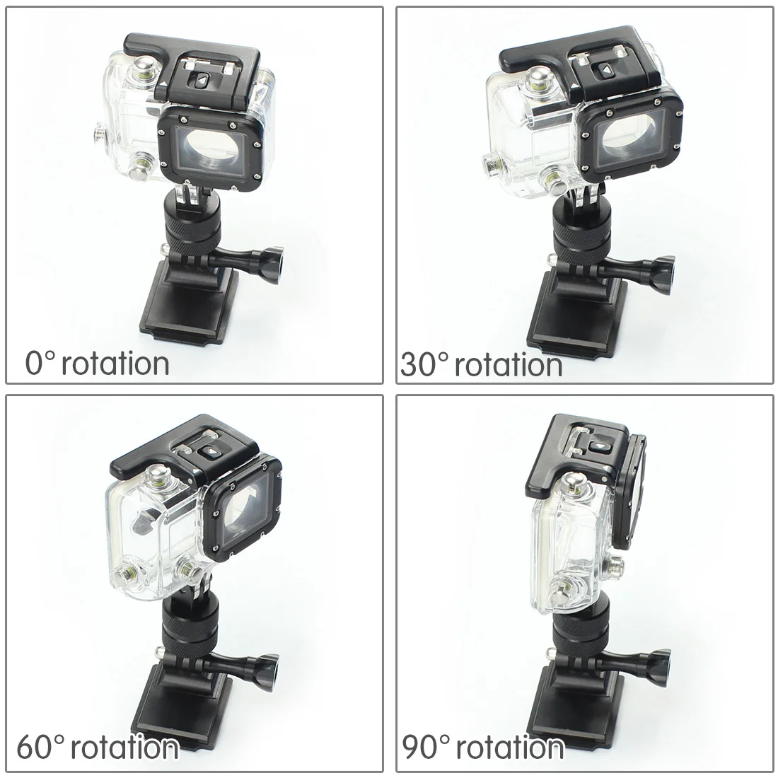 Aluminium-Helmkameras, fest montierter NVG-Basishalter-Adapter für GOPRO Hero 13 12 11 10 9 8 5 DJI Yi 4K Sjcam EKEN Action-Kamera – Detail 18