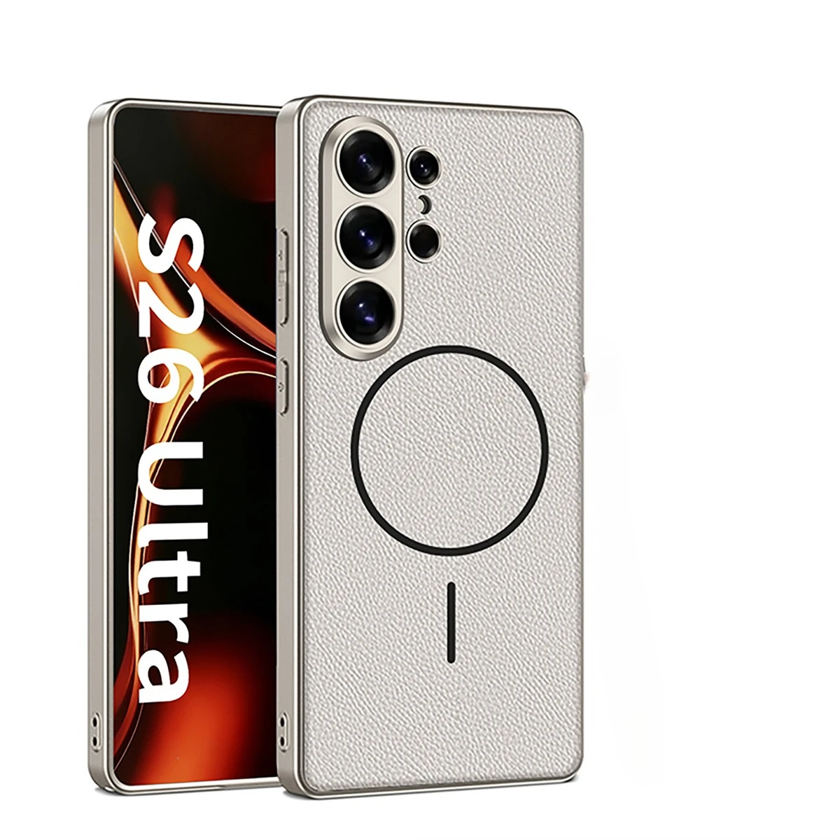 Luxury Leather Slim Matte Wireless Charging Phone Case