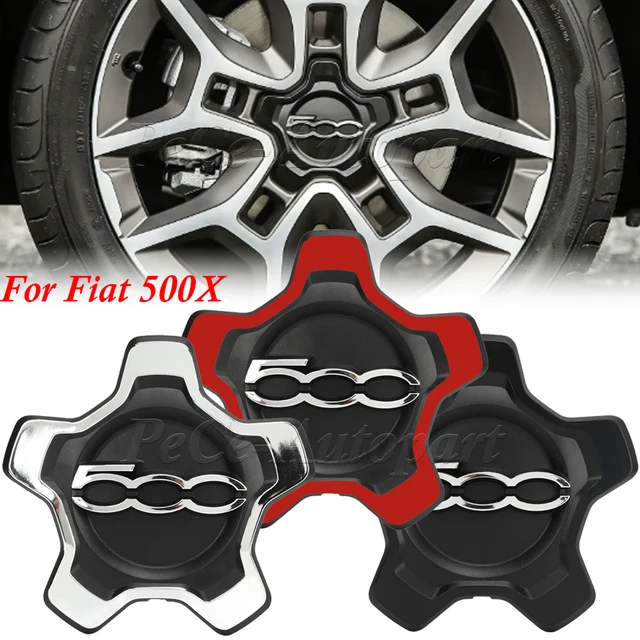 Capuchon Central De Roue Avec Garniture Chromée, Cache-Moyeu De Roue