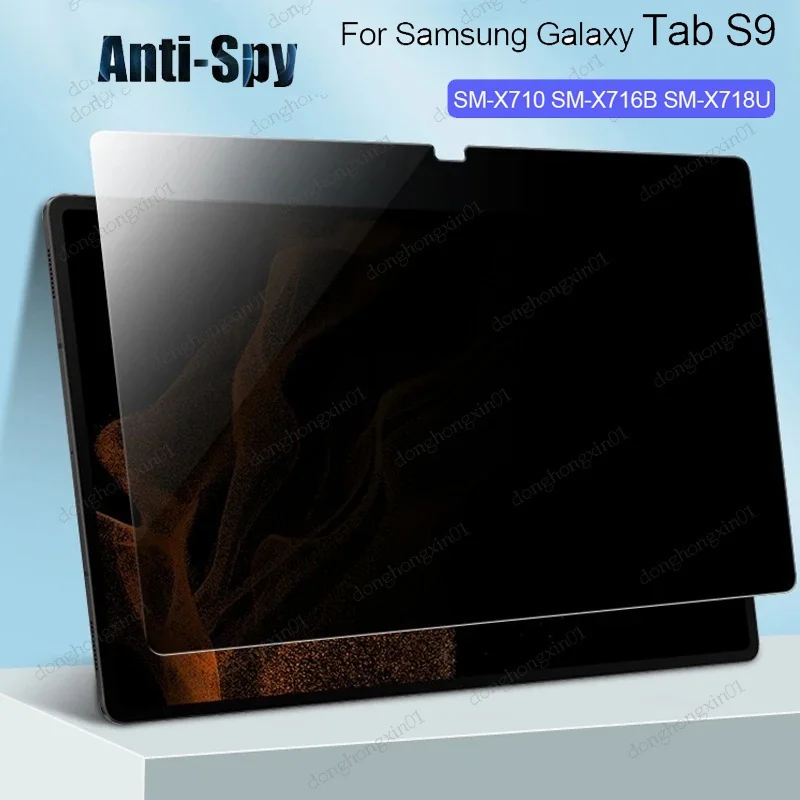 Protetor de Tela de Privacidade para Samsung Galaxy Tab Samsung Galaxy Tab s9 Além Disso s8 s7 fe Além Disso a8 10.5 Sm-x710 11