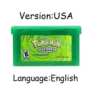 GBA Game Pokemon Series 32 Bit Video Game Cartridge Console Card