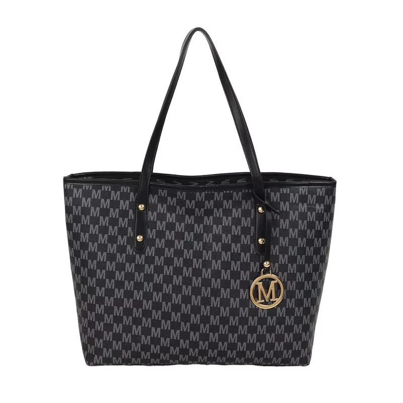 Borsa tote di lusso da donna, borsa a spalla retrò grande_voghion.com