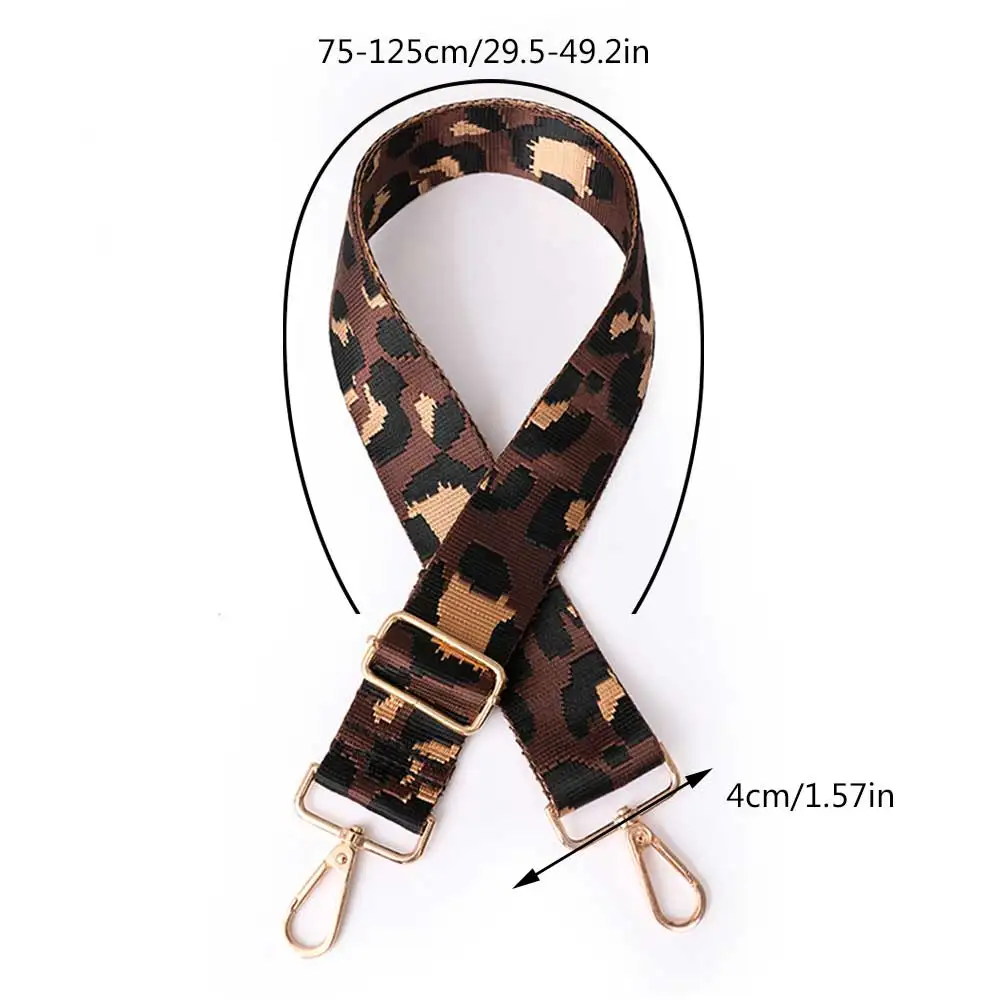 Changing Bag Straps Width 4cm Adjustable Shoulder Straps with Carabiner Handbags Shoulder Strap 75-125CM for Bags and Handbags