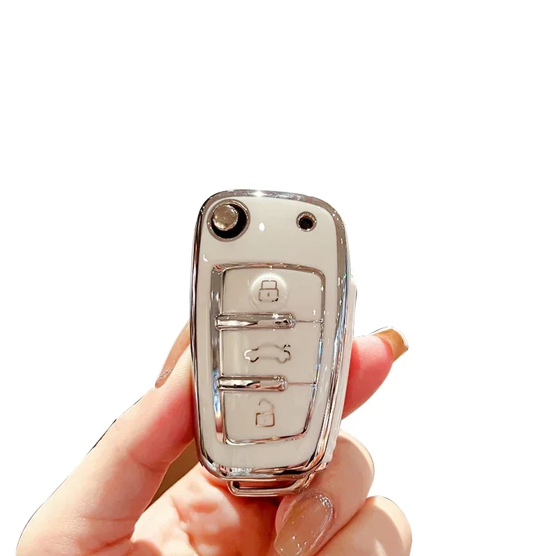 Key Case Key Case Cover Car Key Shell Remote Control Case Cover Car Remote Key Case Cover Protect Shell Fob For Chery ARRIZO7 E3 E5 A3 A5 Tiggo 2 3 5 3X Fulwin2 Eastar Little Ant Airyze Ruihu