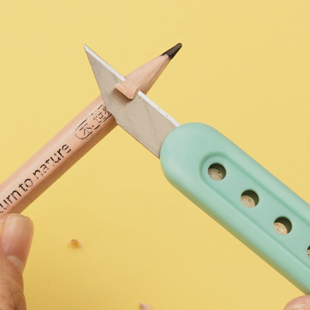 

New Practical Blades Cutter Stowable 10pcs/Set 30 Degrees 86*9mm Art Blade Safe Silver Art Cutter Blade Carving