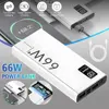 66W Super Fast Charging Portable Power Bank 20000mAh Dual USB PD20W External Battery Charger Powerbank for iPhone Xiaomi Huawei 1