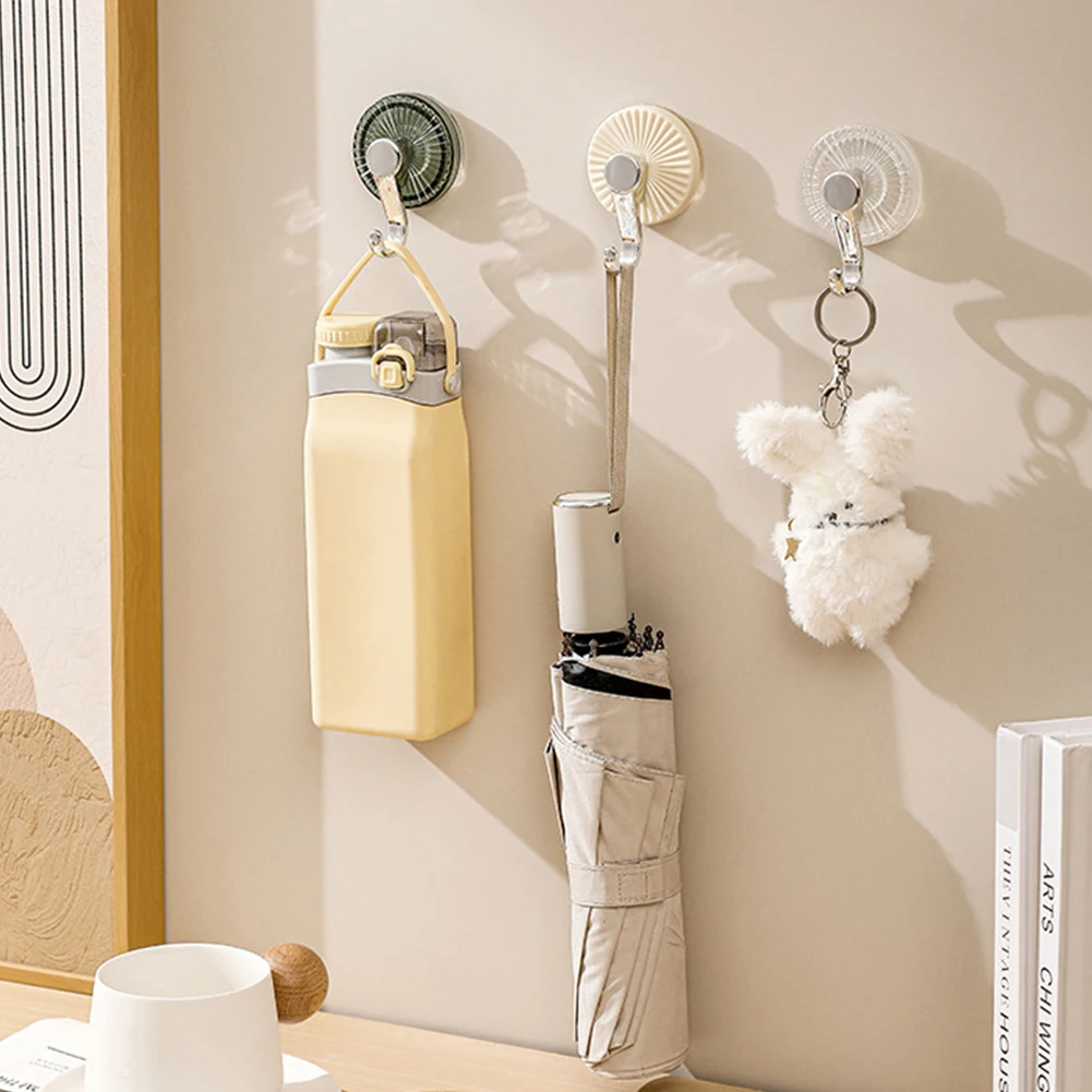 Suction Cup Hook Plastic Hook Utility Towel Bath Ceiling Vacuum Glass Suction Shower Nail Free Hanger for Wall Hanging