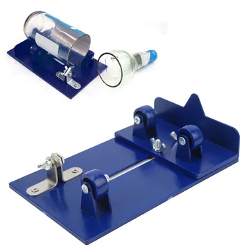 Dimensioni universali regolabili per taglierina per bottiglie di vetro fai-da-te Macchina per tagliare bottiglie di vetro in metallo Bottiglie di vino Creazione di decorazioni Utensile da taglio