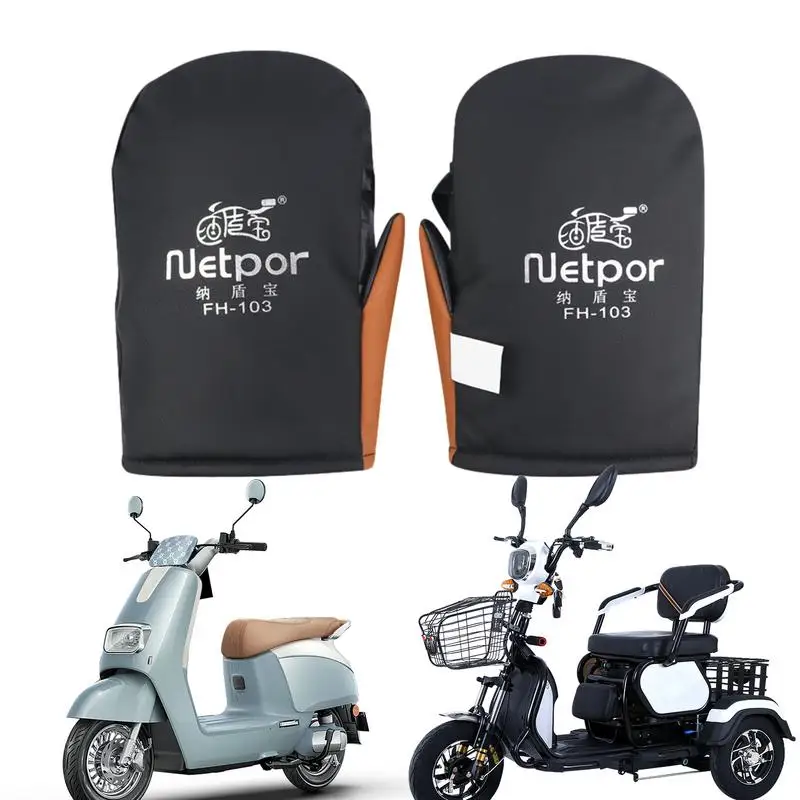 

Winter Waterproof Motorcycle Gloves Windproof Riding Gloves Cold-Proof Motorcycle Velvet Warm Gloves For Electric Vehicles