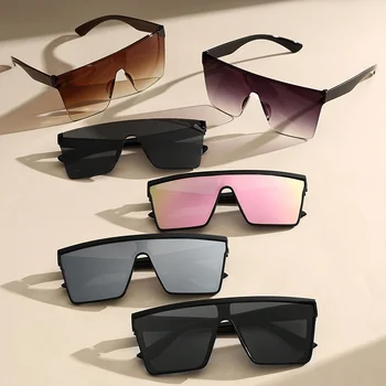Oversized One-Piece Sports Sunglasses 1