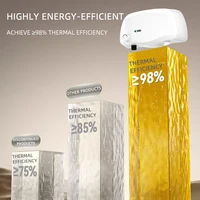 110 V/220 V chauffe-eau instantané 3500 W double prises d'eau chaude/froide chauffe-eau électrique salle de bain douche avec affichage de la température 6