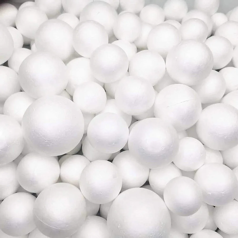 כדורי קלקר קטנים למילוי  Diy Polystyrene Styrofoam Foam Ball - 4000pcs  7-9mm Foam - Aliexpress