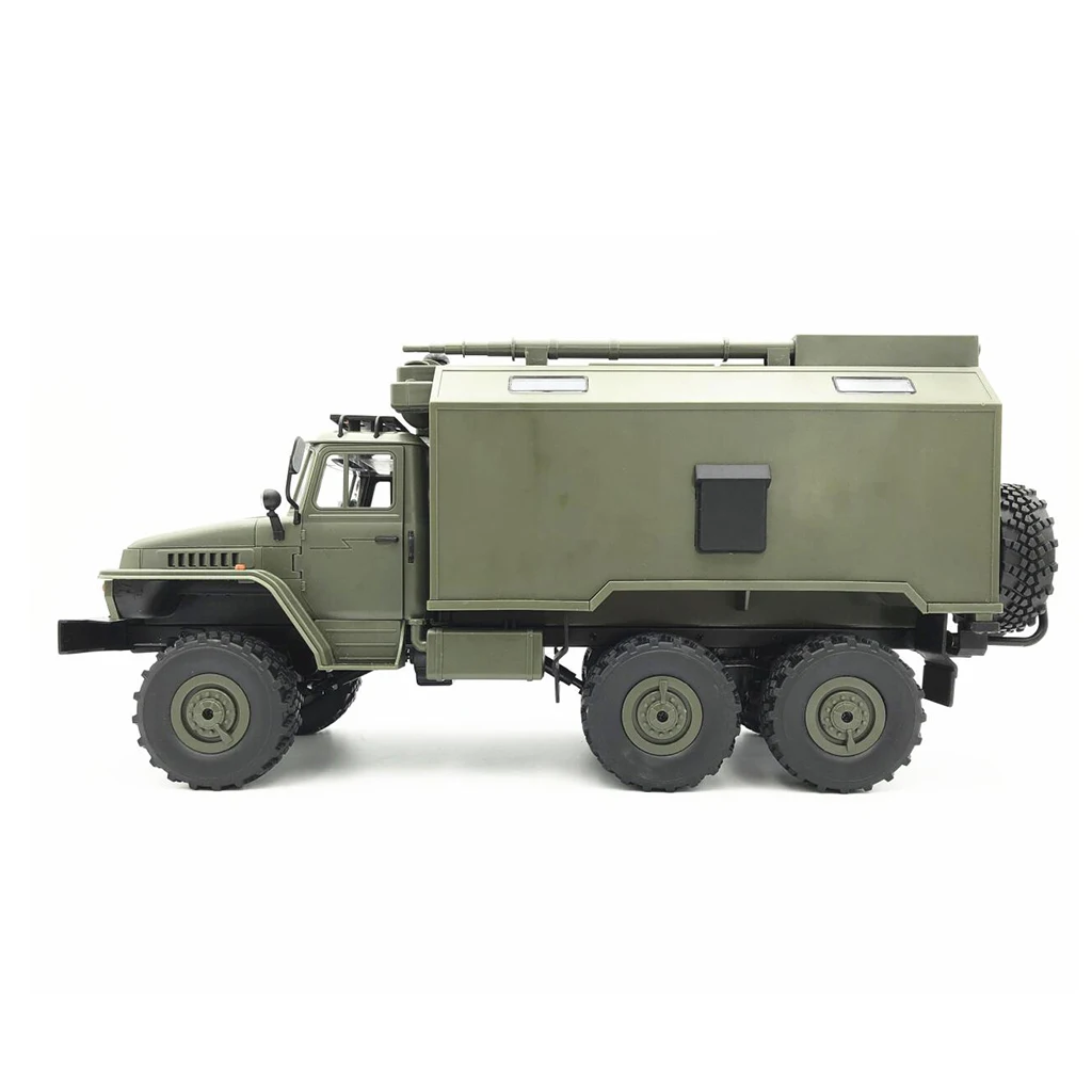 

Unassemble 1/16 WPL 6 Communication Truck Models Green