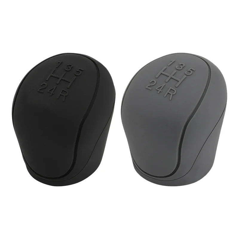 Car Manual Gear Shift Knob Cover Silicone Anti-slip Grip Covers Manual Handle Silicone Protection Auto Interior Accessories