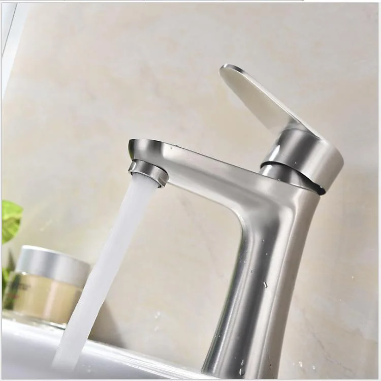 Special price 304 stainless steel bathroom sink and faucet#11256
