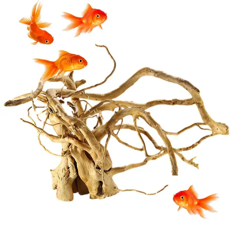 

Aquarium Plants Wood Tree Root 1PCS Natural Tree Trunk Solid Reptile Wood Branches Decorative Plants Wood Fish Tank Decorations