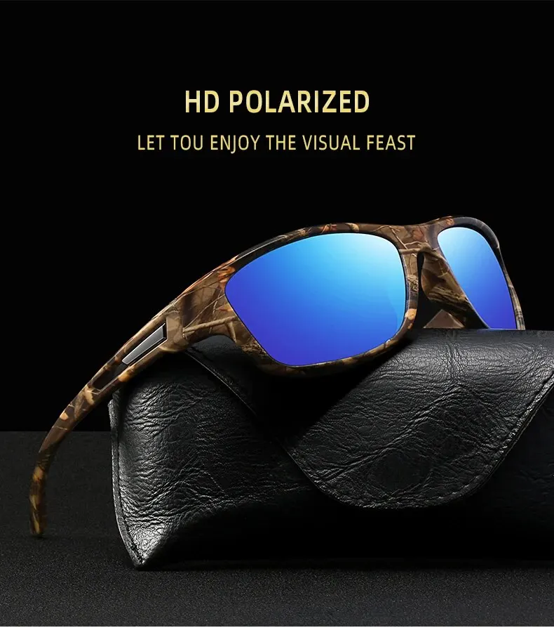 Modische Tarnmuster-Sportsonnenbrille für Männer und Frauen, Sonnenbrille zum Radfahren, Klettern, Skifahren, Eyewear für Herren – Detail 1