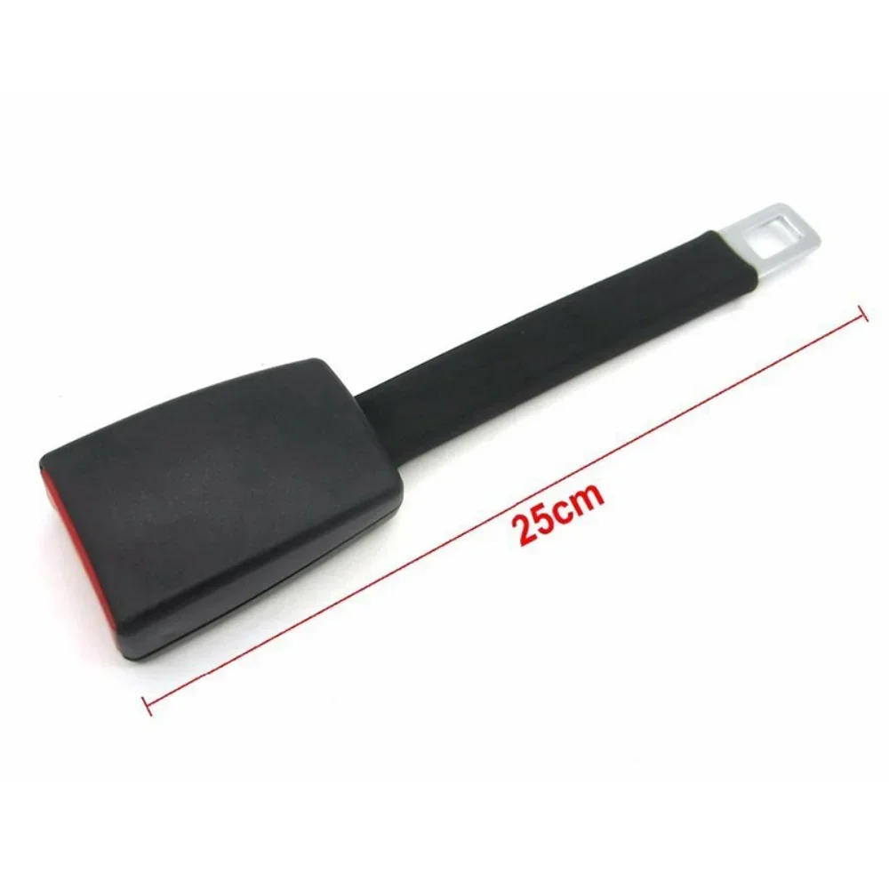 25CM high elasticity auto accessories safety supplies adjustable car seat belt extender buckle for 21mm locking tab durable