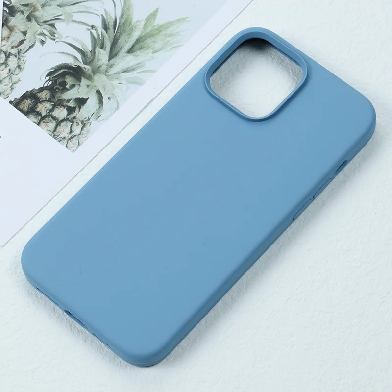 Liquid Silicone Phone Case - Enhanced Camera Protection & Full Coverage Bumper