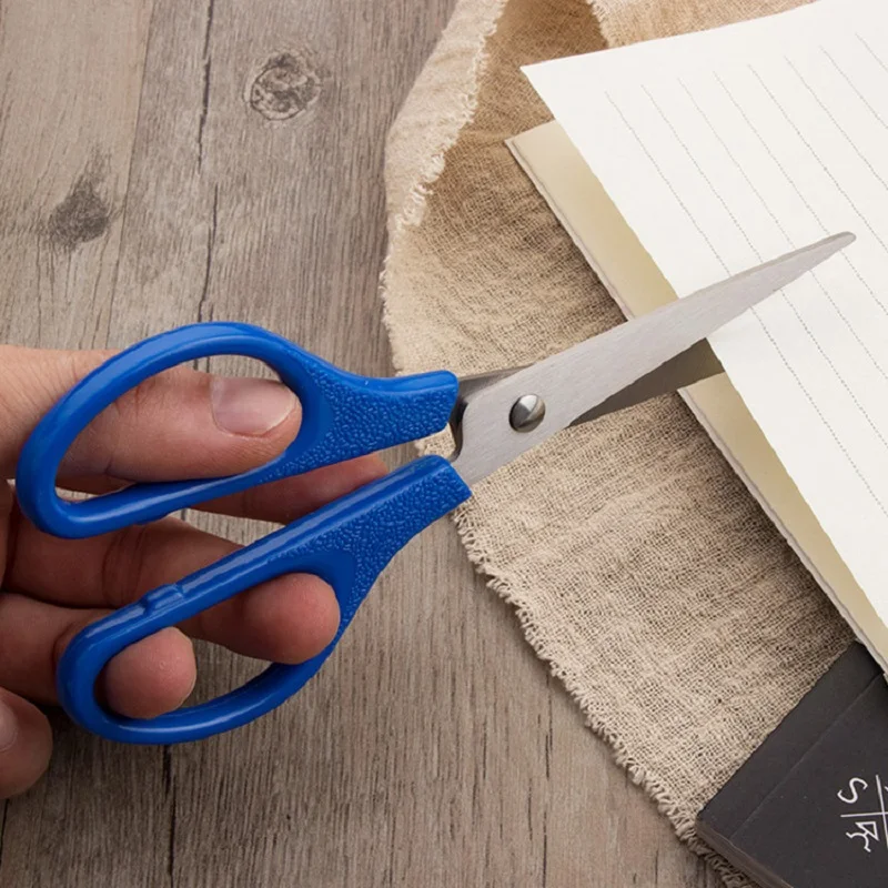 170mm Stainless Steel Multi-function Scissors Household Handmade Stationery Student Scissors Office Scissors Paper-cut 6