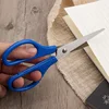 170mm Stainless Steel Multi-function Scissors Household Handmade Stationery Student Scissors Office Scissors Paper-cut 6