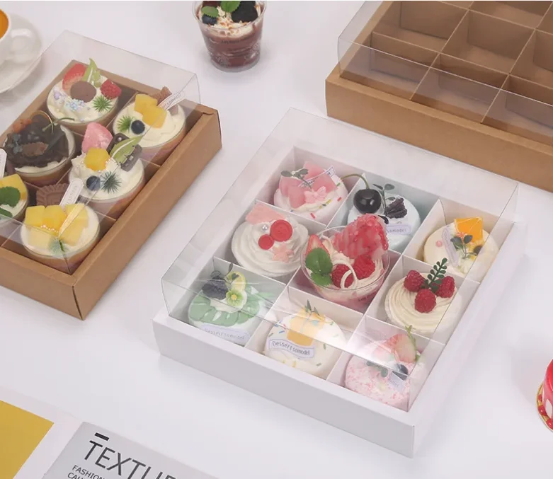 This Clear-Window Cupcake Box Turns Any Homemade Dessert Into a Bakery-Level Masterpiece - SKU DCB01202 - UGI Packaging