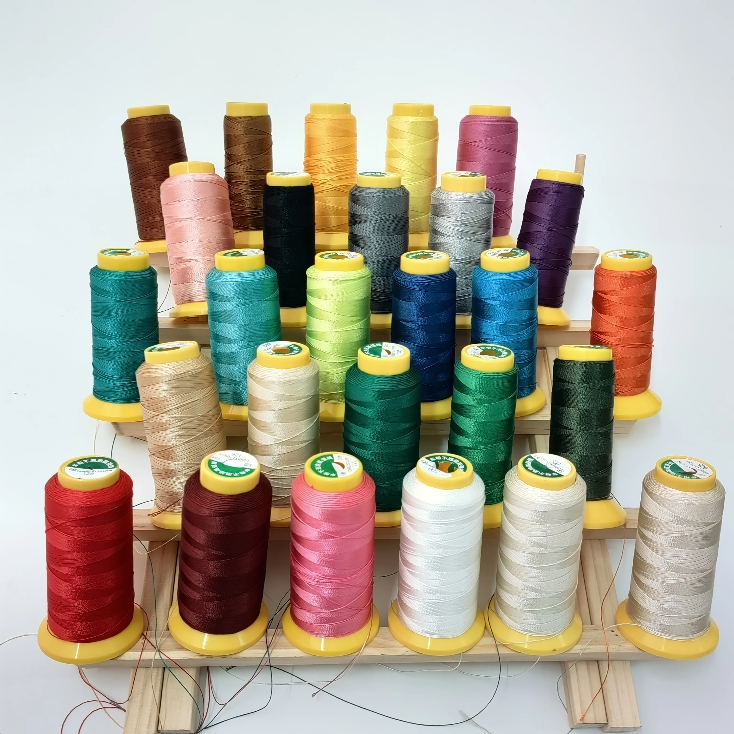 Car Seat Belt Thread 420D/6 Multicolor Car Sewing Thread Seat Interior Car Safety Belt High Strength Polyester Sewing Thread