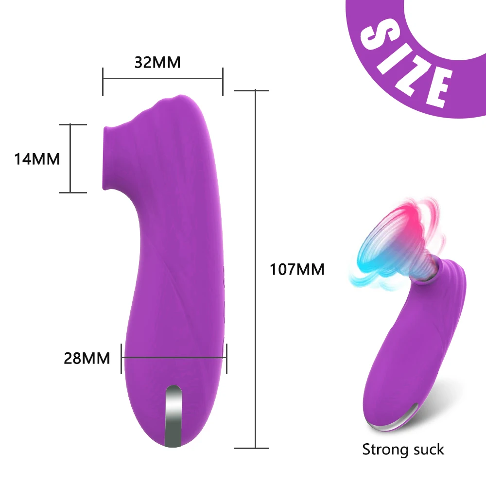 Mini Sucker Vacuum Vibrator Kraftig Oral Klitoris Stimulator Kvindelig Masturbator Voksne Varer Sexlegetøj til Kvinder Par_voghion.com