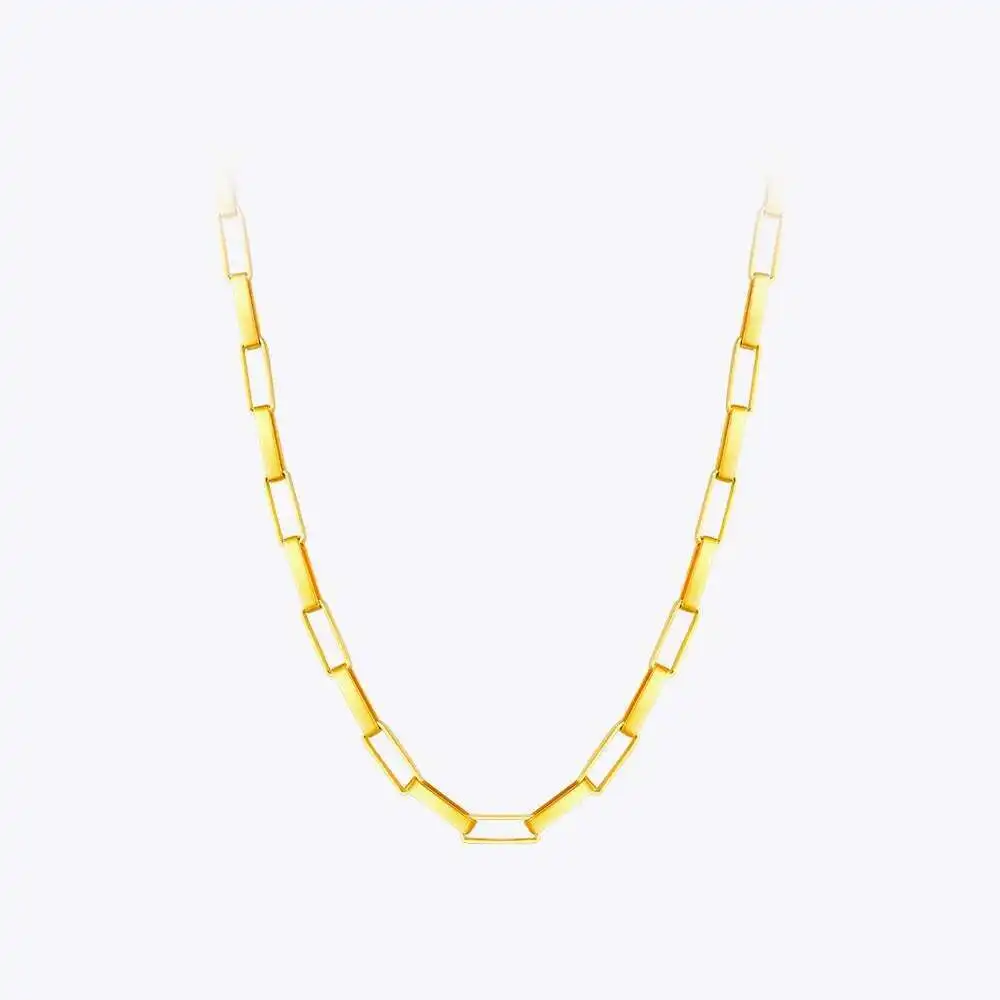 ENFASHION Punk Chain Necklaces Gold Color Stainless Steel Choker Necklace Fashion Jewelry For Women Collier Friends Gift P203161