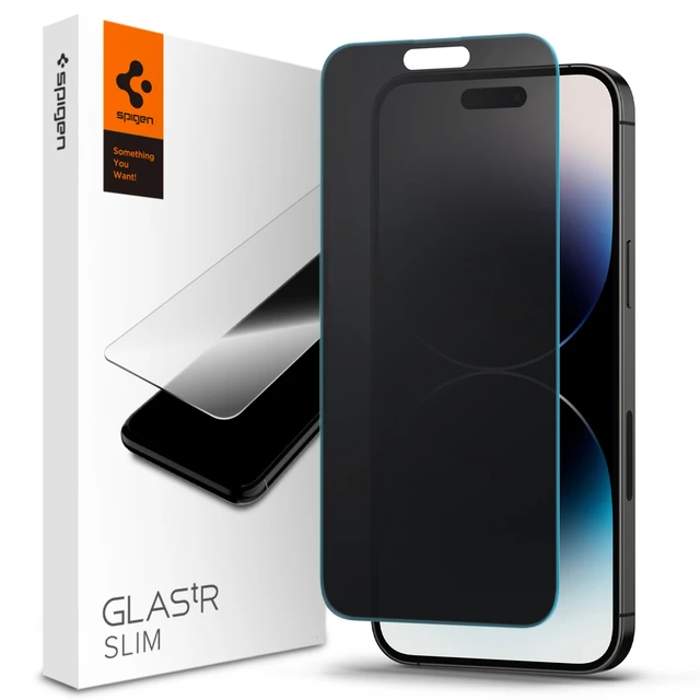 Spigen Tempered Glass Screen Protector Compatible with iPhone 14  Plus/iPhone 13 Pro Max - Sensor Protection
