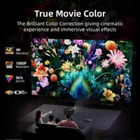 projector Portable 4K UHD HDR10 Home cinema Movie Google TV certified Gaming Outdoor MEMC Dust proof 3